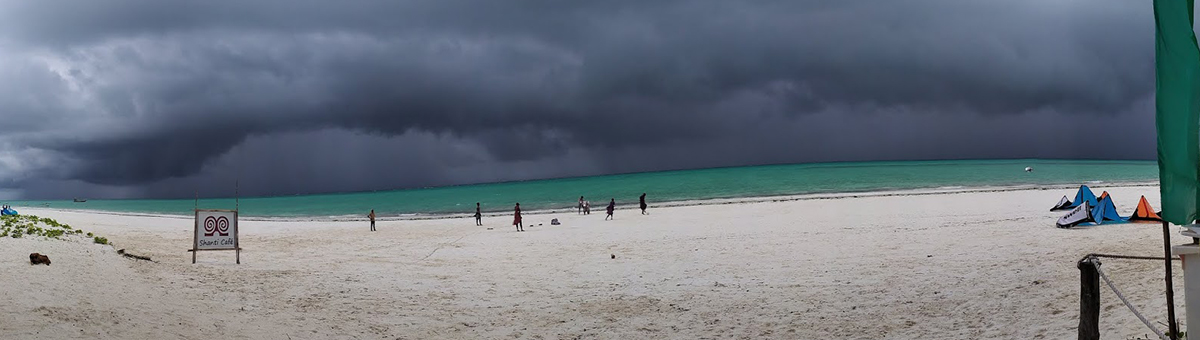 The rainy season in Zanzibar